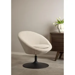 Saint-Germain Snurrfåtölj Beige