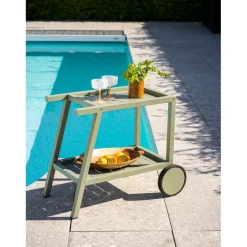 Samvaro Serveringsvagn Dusty Green