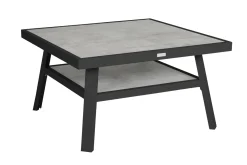 Samvaro Soffbord Antracit/Antracit 90x90 cm