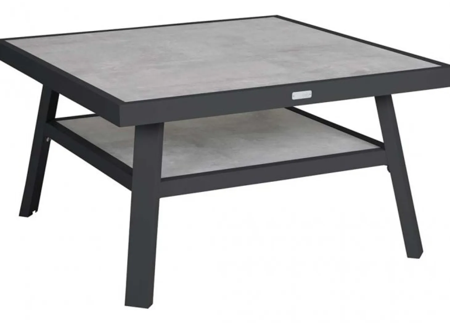 Samvaro XL Soffbord 90x90 cm Grå