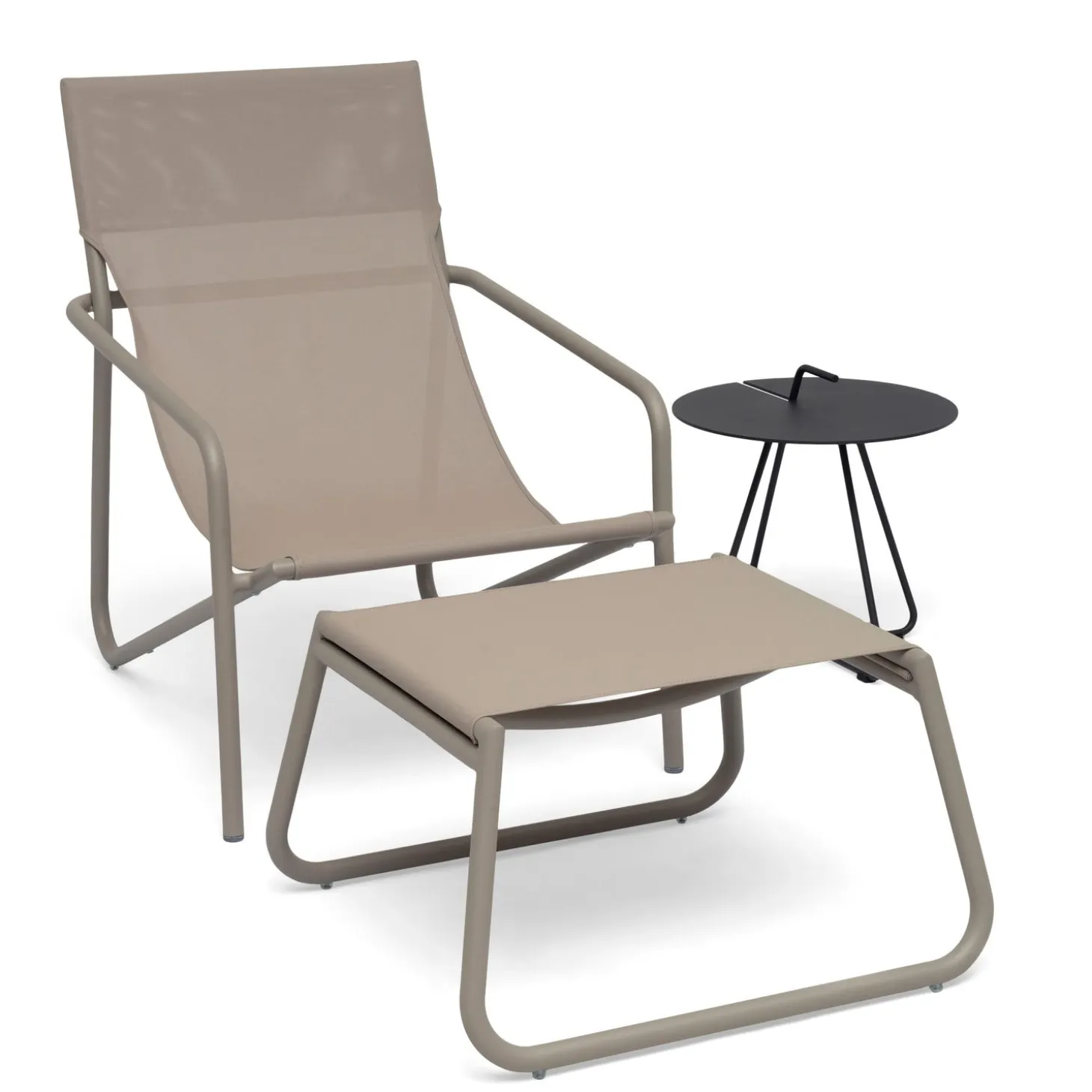 Sandholma Utebord Ø44 cm Mörkgrå