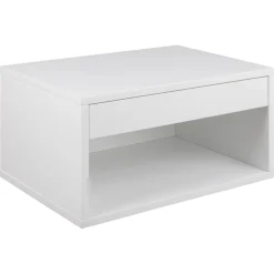 Sandnes Sängbord 24x50x35 cm Vit