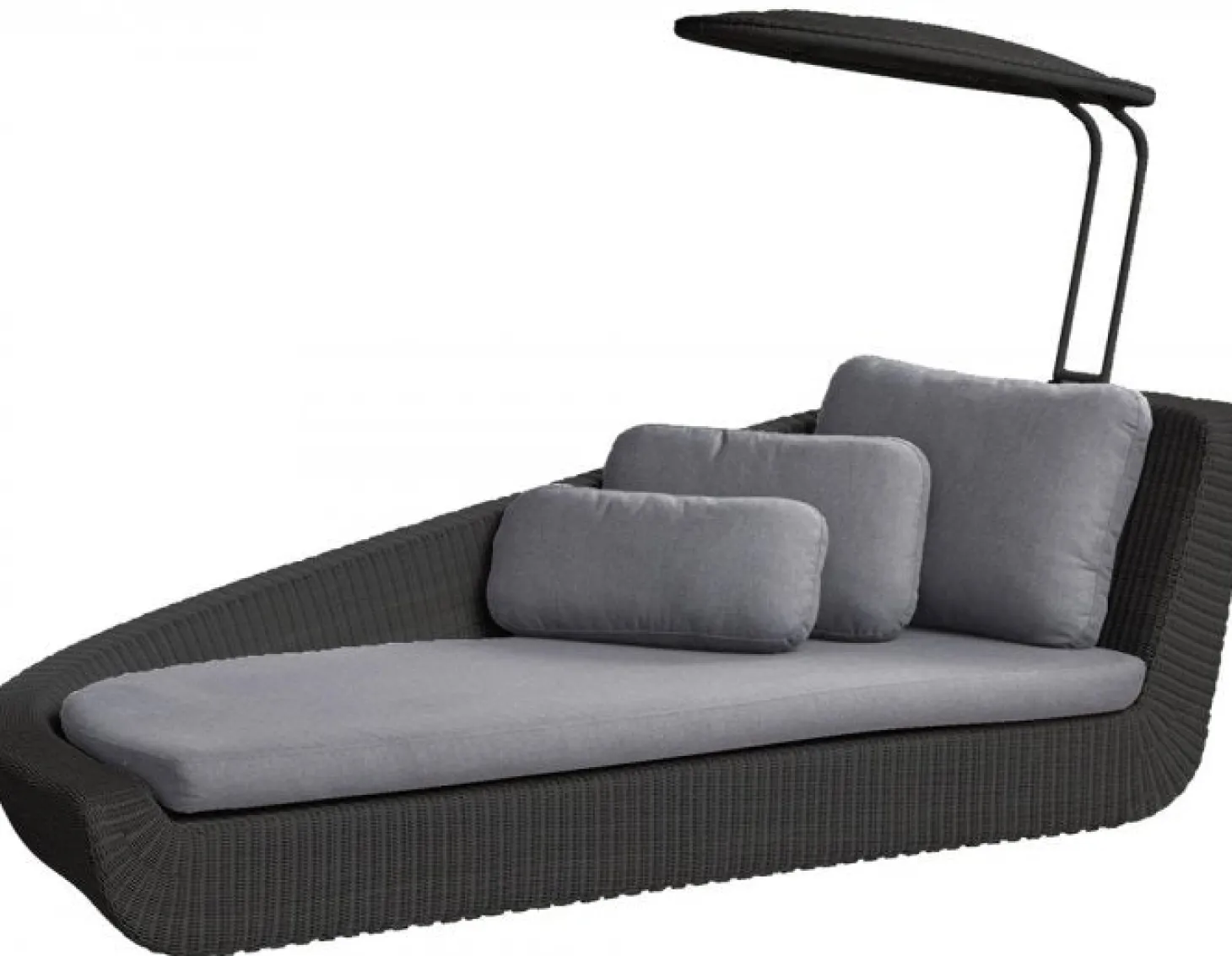Savannah Daybed Höger Svart
