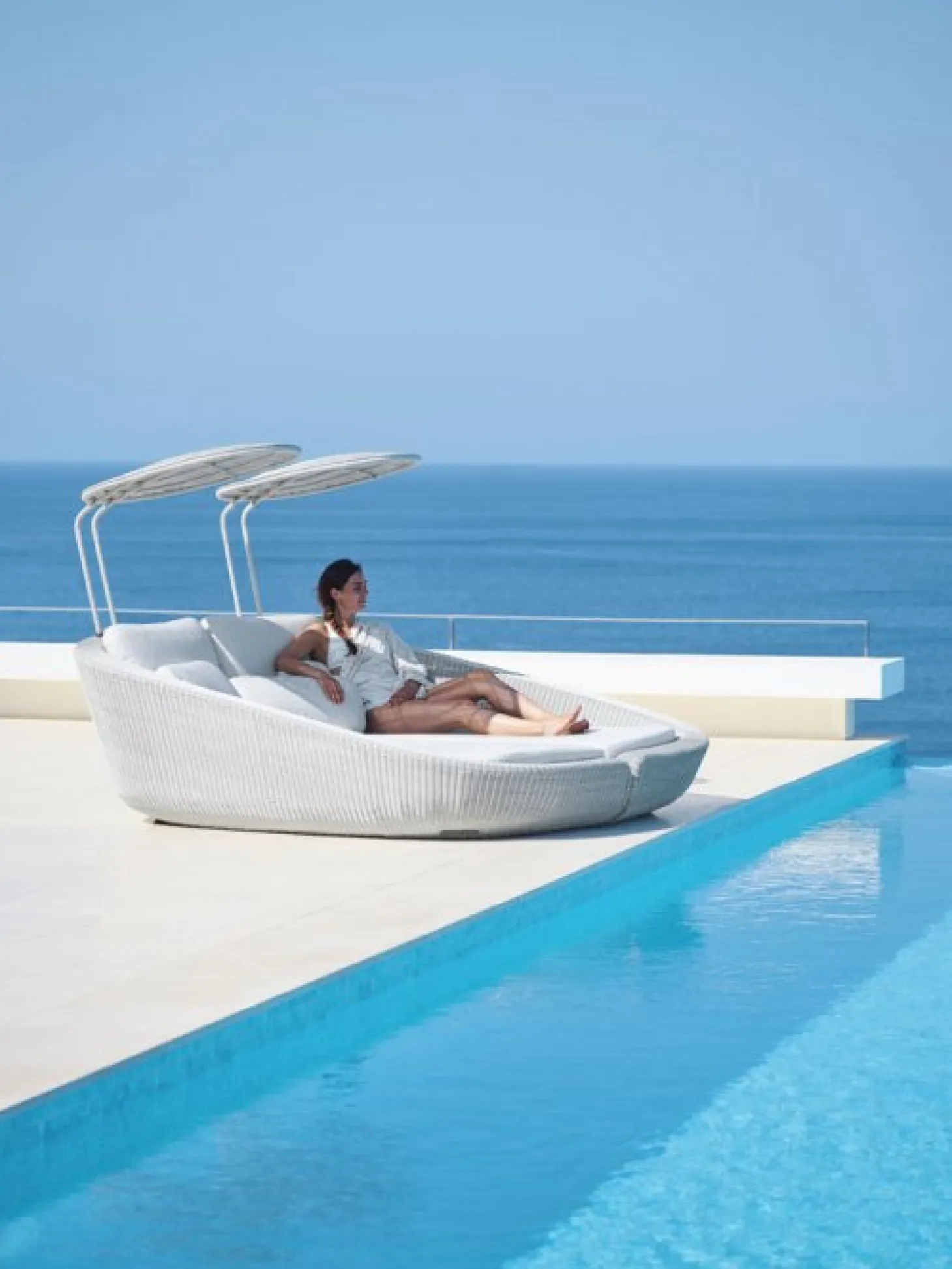 Savannah Daybed Höger Vit