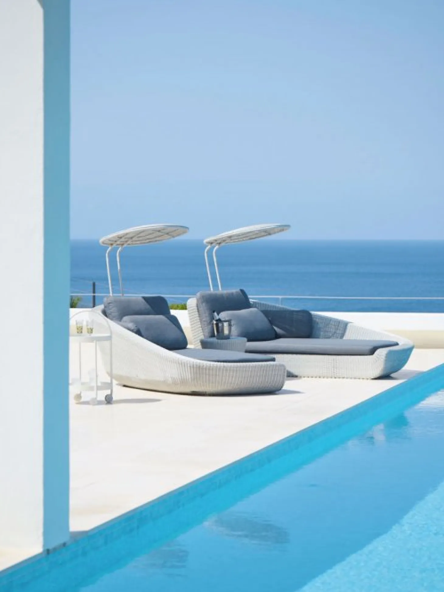 Savannah Daybed Höger Vit