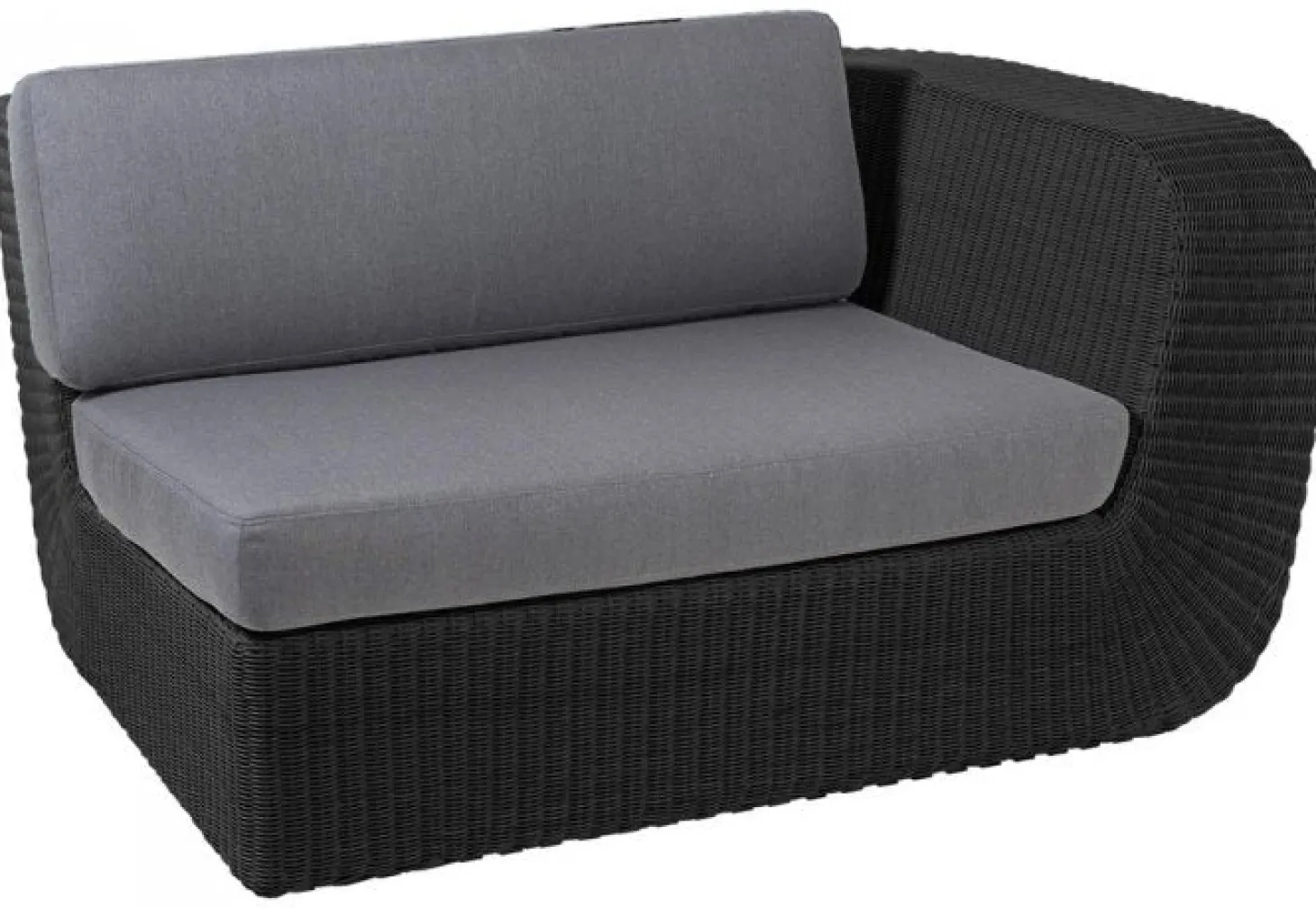 Savannah 2-Sits Modul Vänster Svart