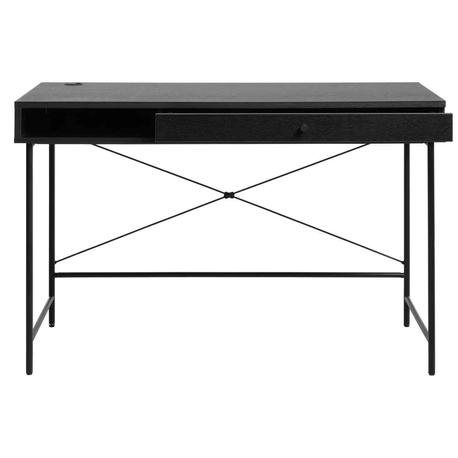 Segmento 60x120 cm Skrivbord Svart