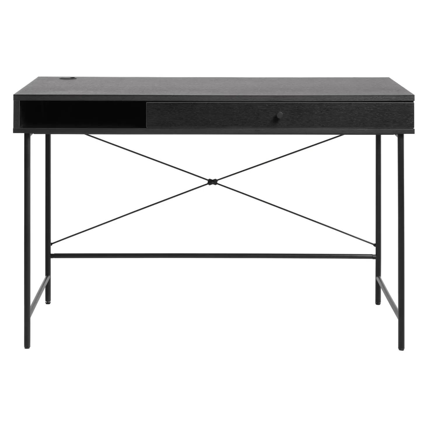 Segmento 60x120 cm Skrivbord Svart