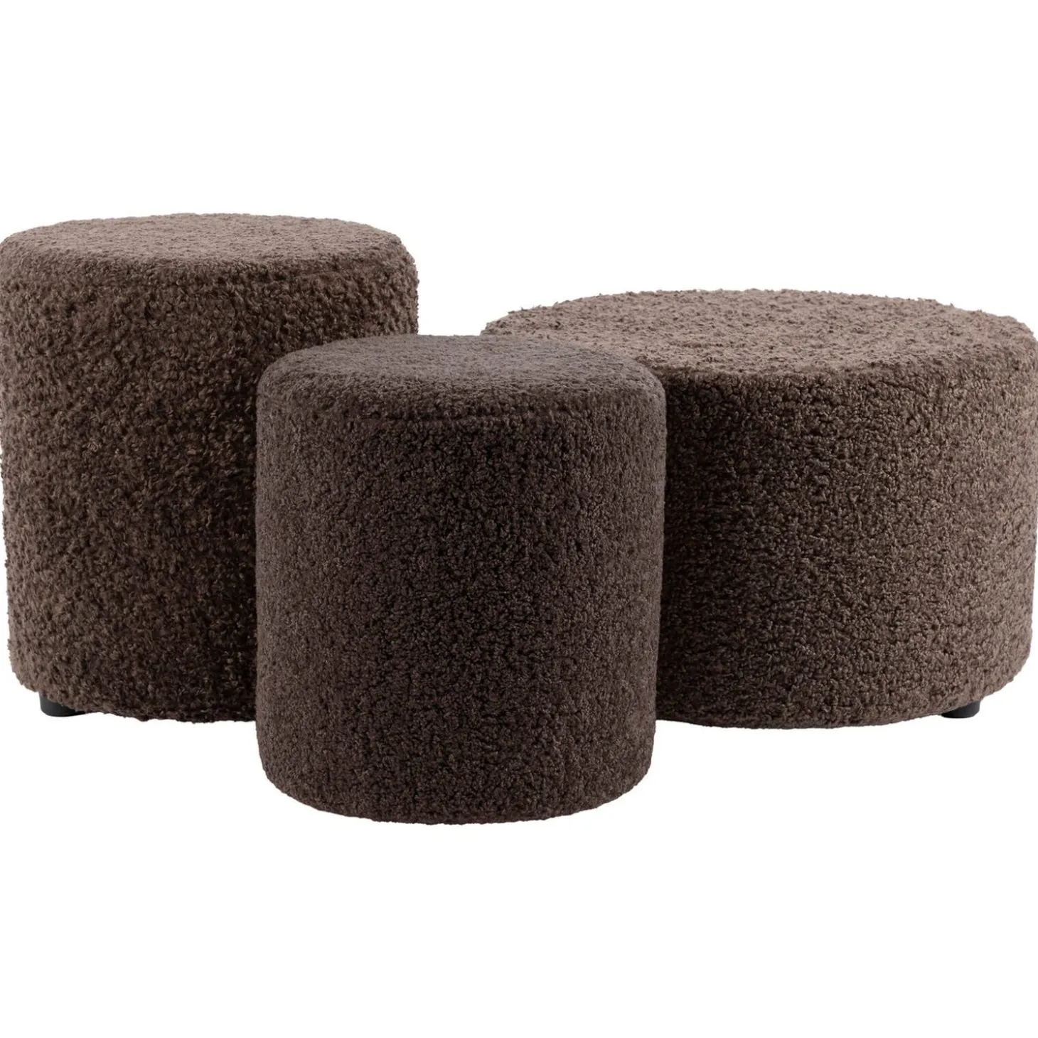 Shaun Puff Ø55 cm / 35 cm Brun