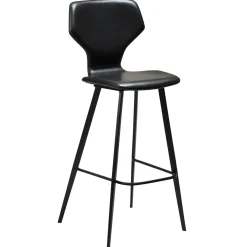 S.I.T Barstol Vintage Black Art.Leather 80 cm