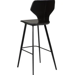 S.I.T Barstol Vintage Black Art.Leather 80 cm