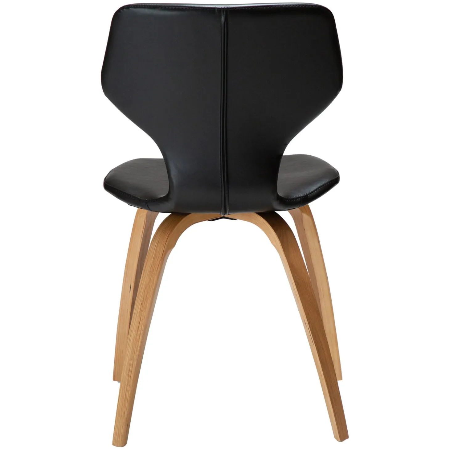S.I.T Stol Vintage Black Art.Leather, Oak