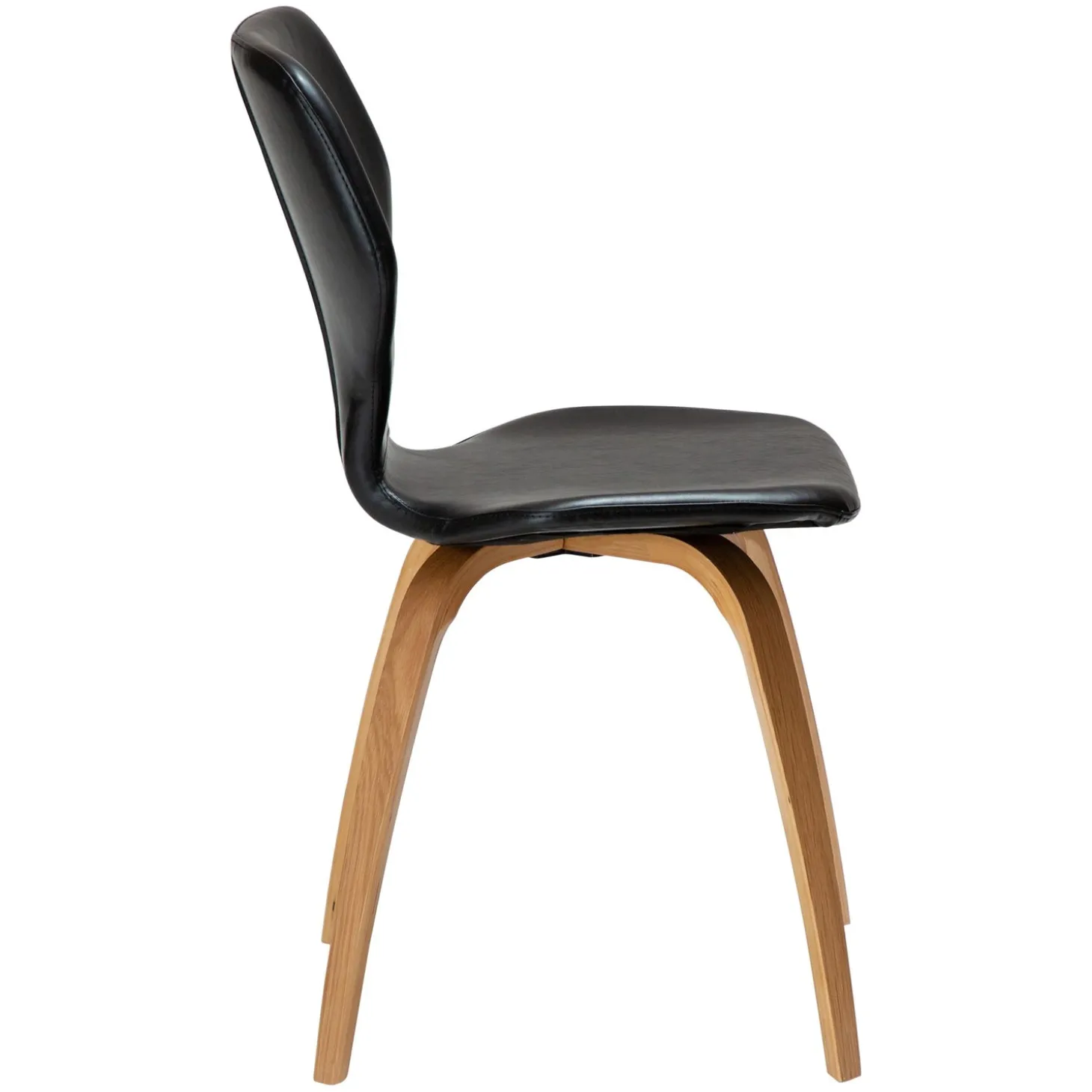 S.I.T Stol Vintage Black Art.Leather, Oak