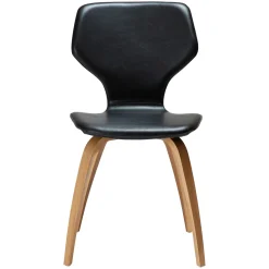 S.I.T Stol Vintage Black Art.Leather, Oak