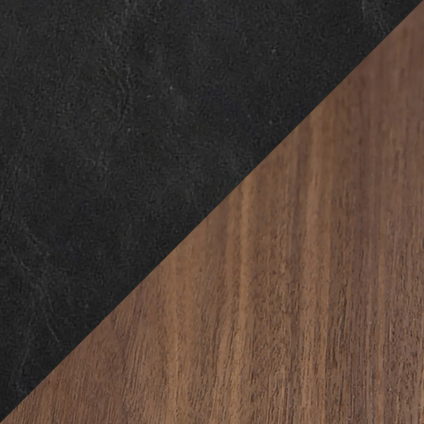 S.I.T Stol Vintage Black Art.Leather, Walnut