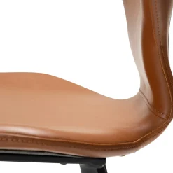 S.I.T Stol Vintage Light Brown Art.Leather, Black