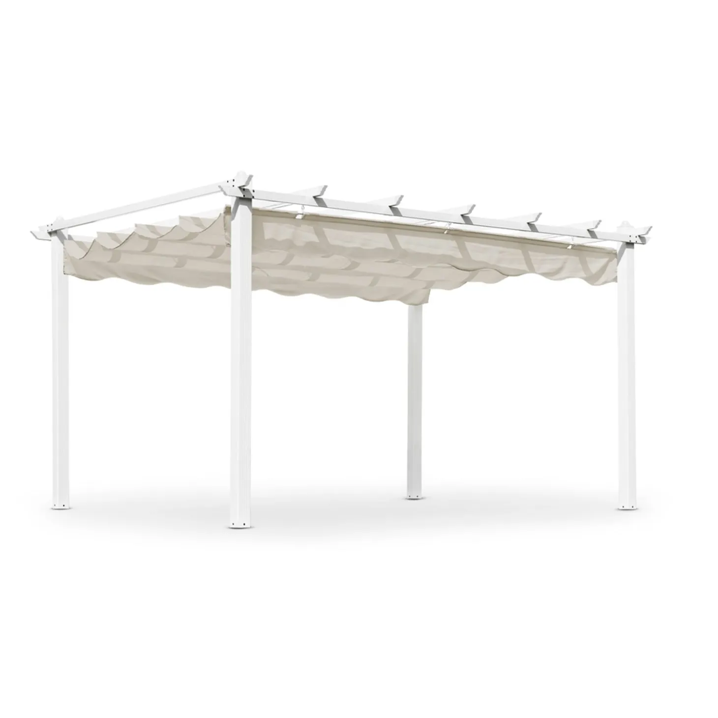 Skanör Pergola 300x400 cm Vit/Sand
