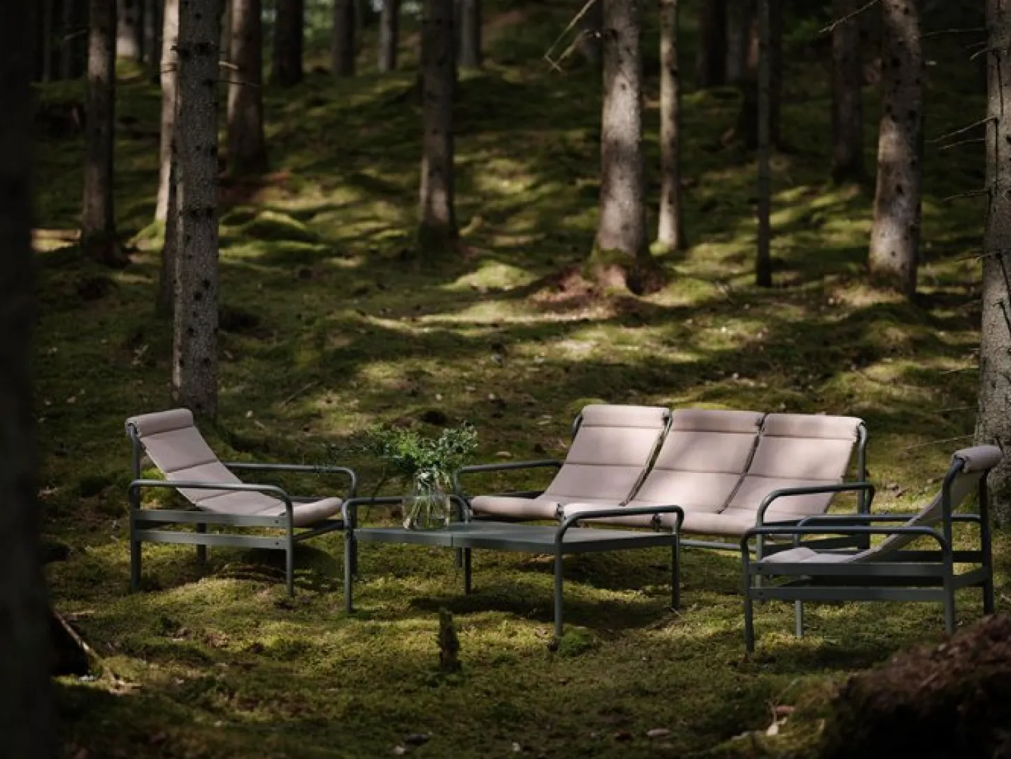 Sling Fåtölj Nordic Green/Vanilla White