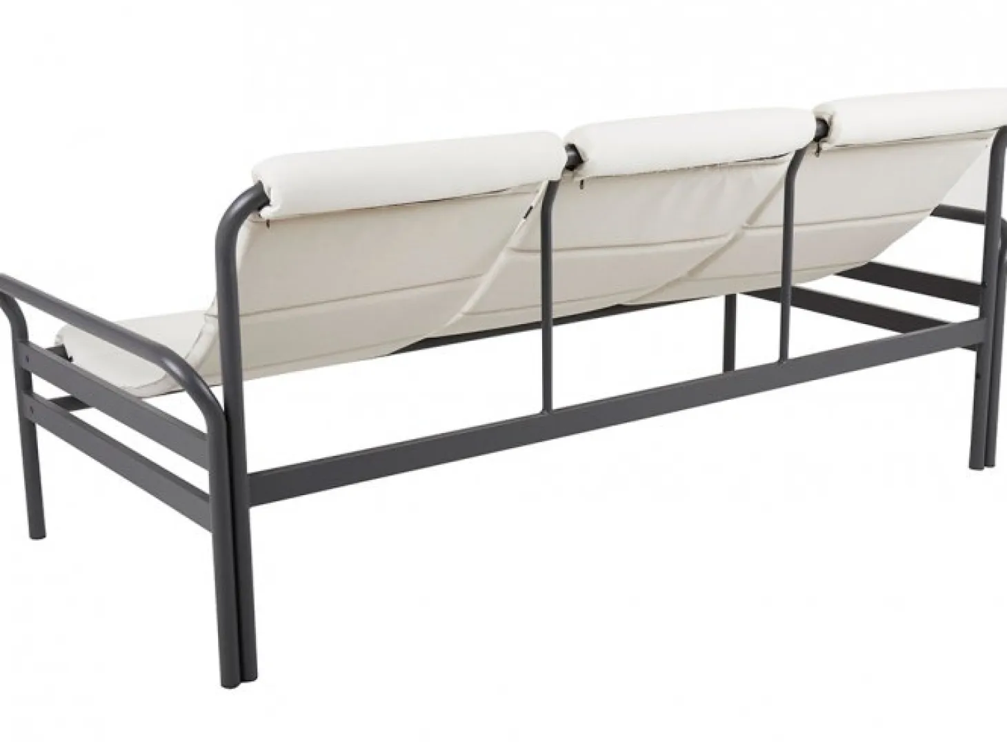 Sling 3-sits Soffa Antracit/Vanilla White