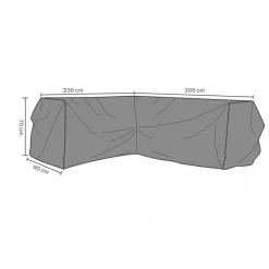 Soffskydd L305/R235 cm Andas