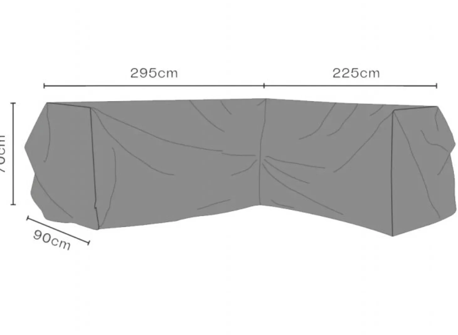 Soffskydd L225/R295 cm Andas