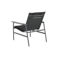 Soro Loungefåtölj Antracit/Teddy Black