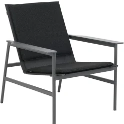 Soro Loungefåtölj Antracit/Teddy Black