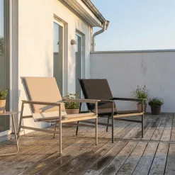 Soro Loungefåtölj Khaki/Teddy Beige