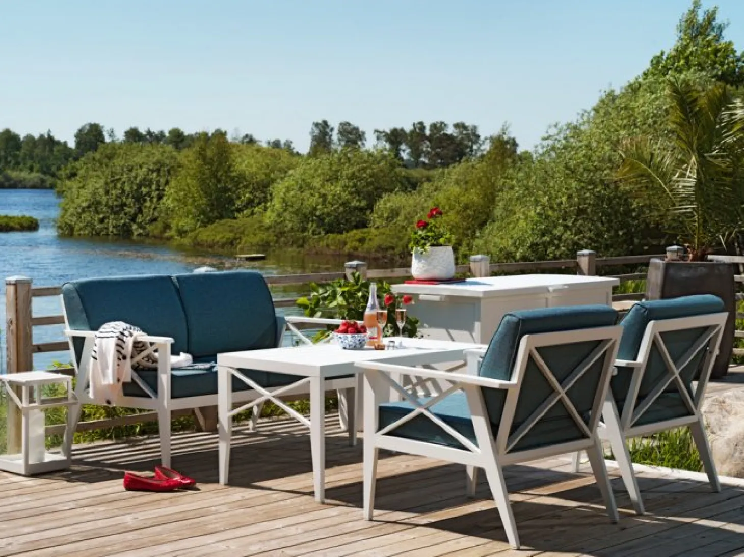 Sottenville 2,5-Sits Soffa Vit