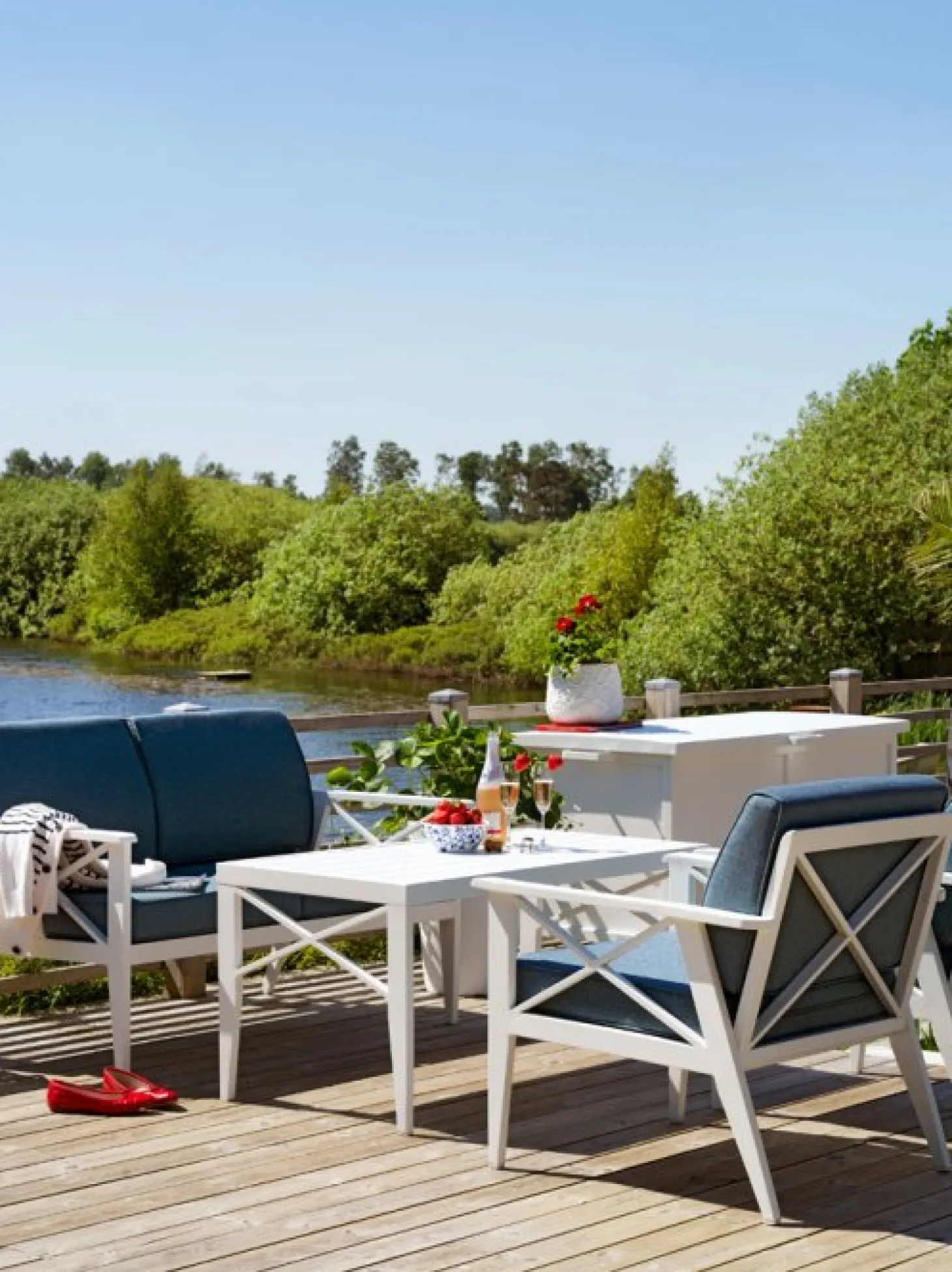 Sottenville 2,5-Sits Soffa Vit