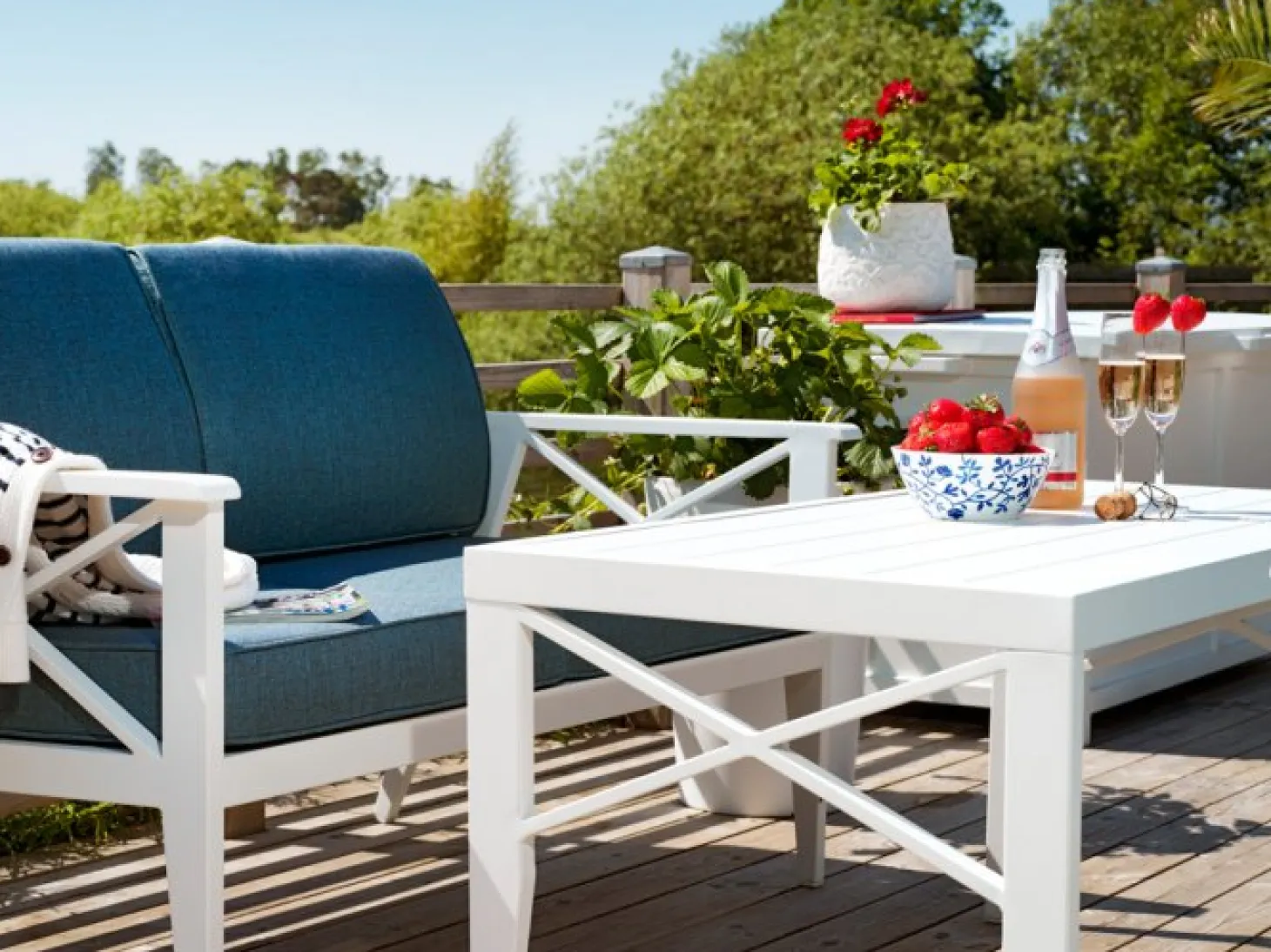 Sottenville 2,5-Sits Soffa Vit