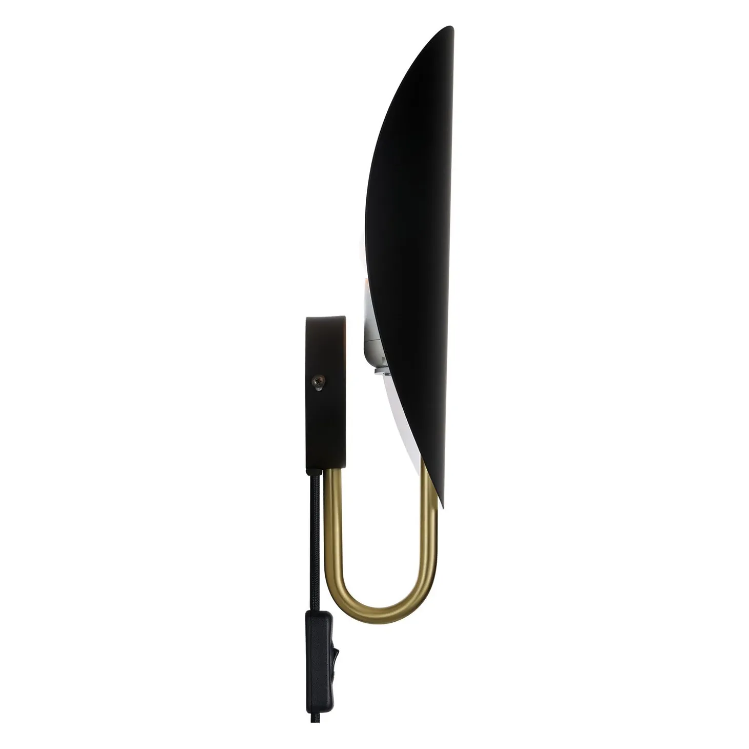 Spargo Vägglampa Svart/Mässing