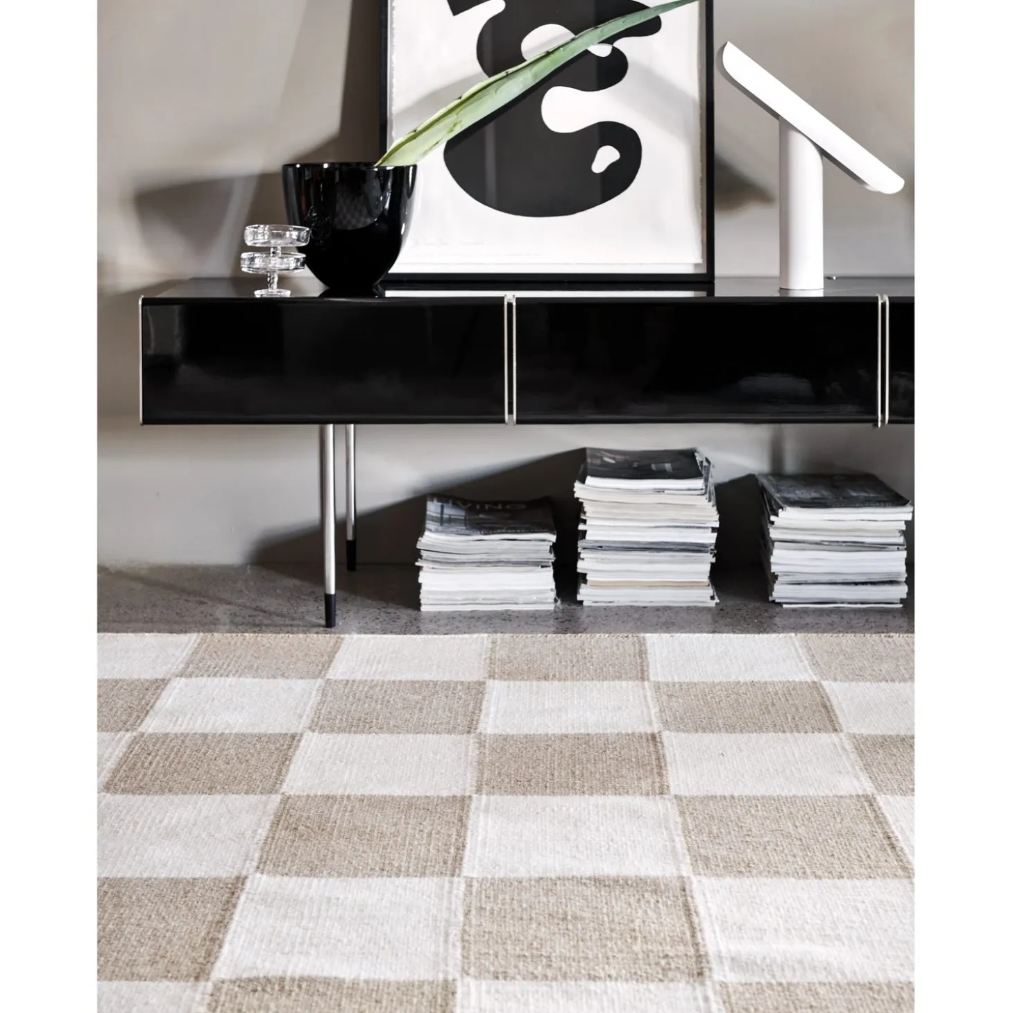 Square Matta Vit/Natur