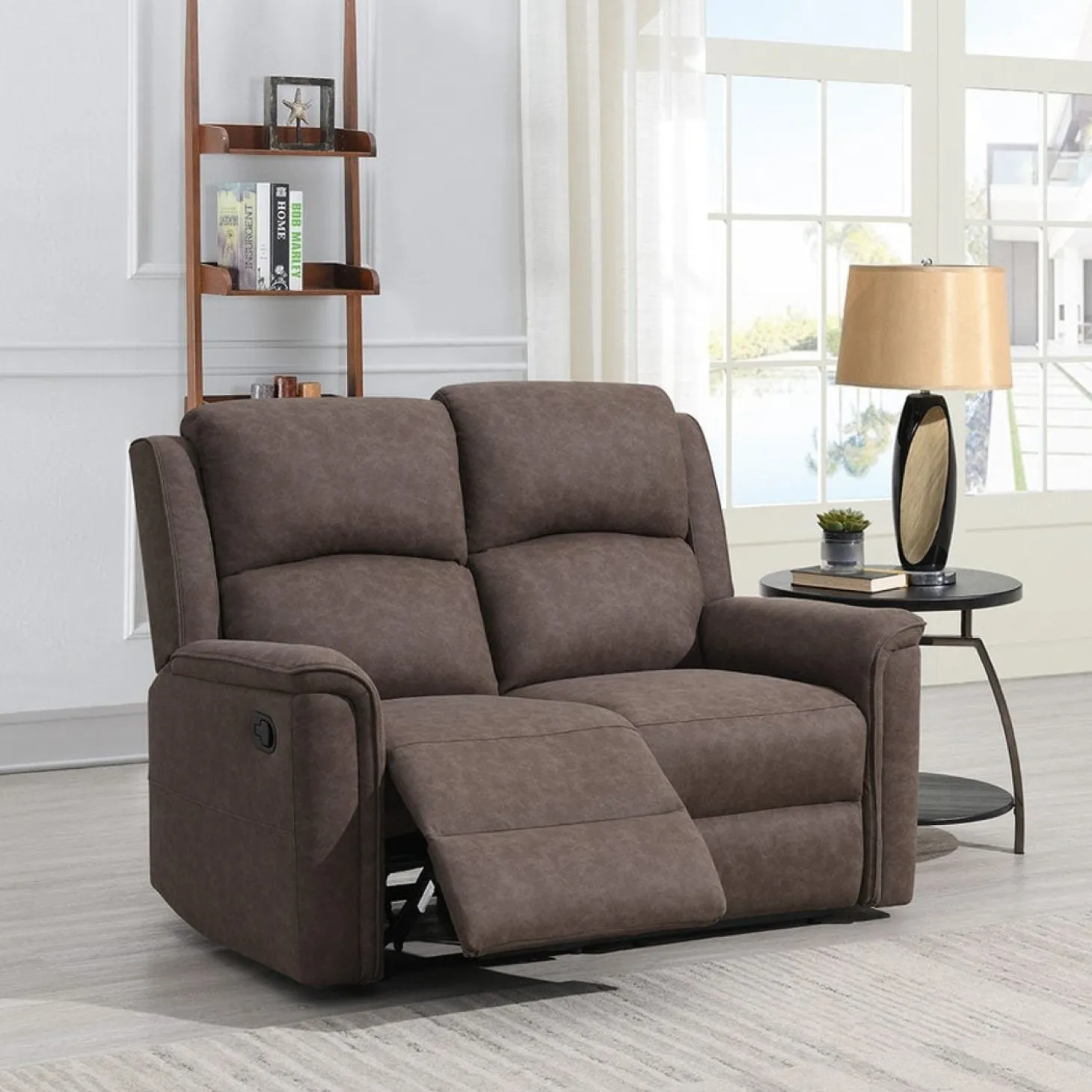 Staffan 2-Sits Reclinersoffa Brun