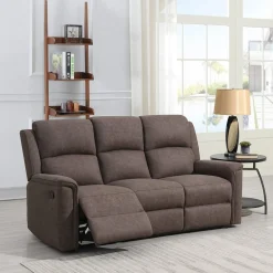 Staffan 2-Sits Reclinersoffa Brun