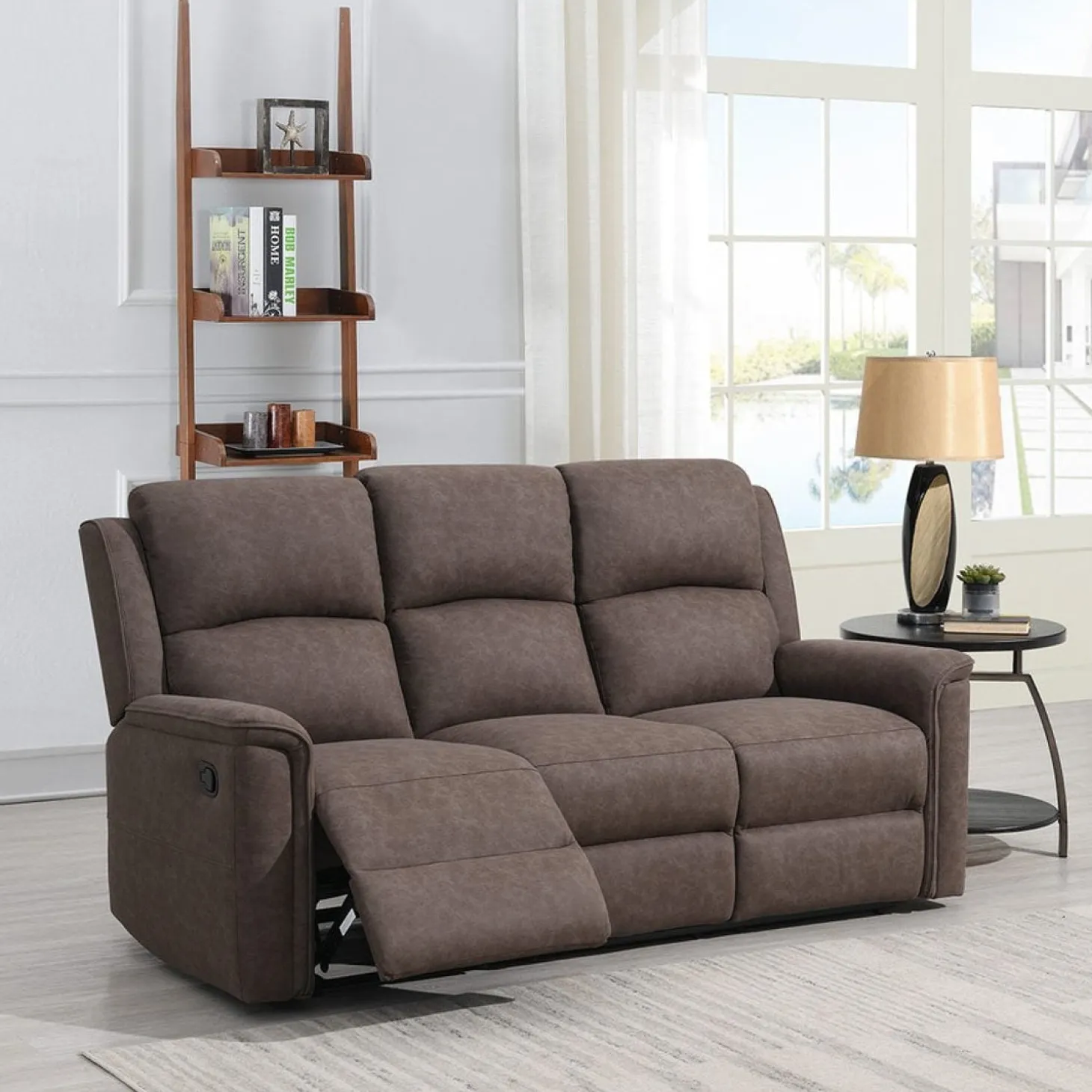 Staffan 2-Sits Reclinersoffa Brun