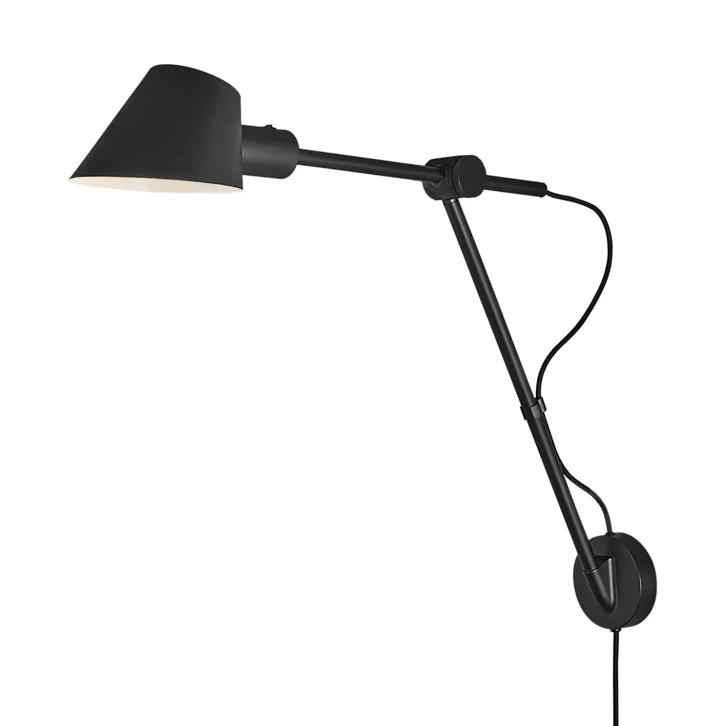 Stay Svart Vägglampa