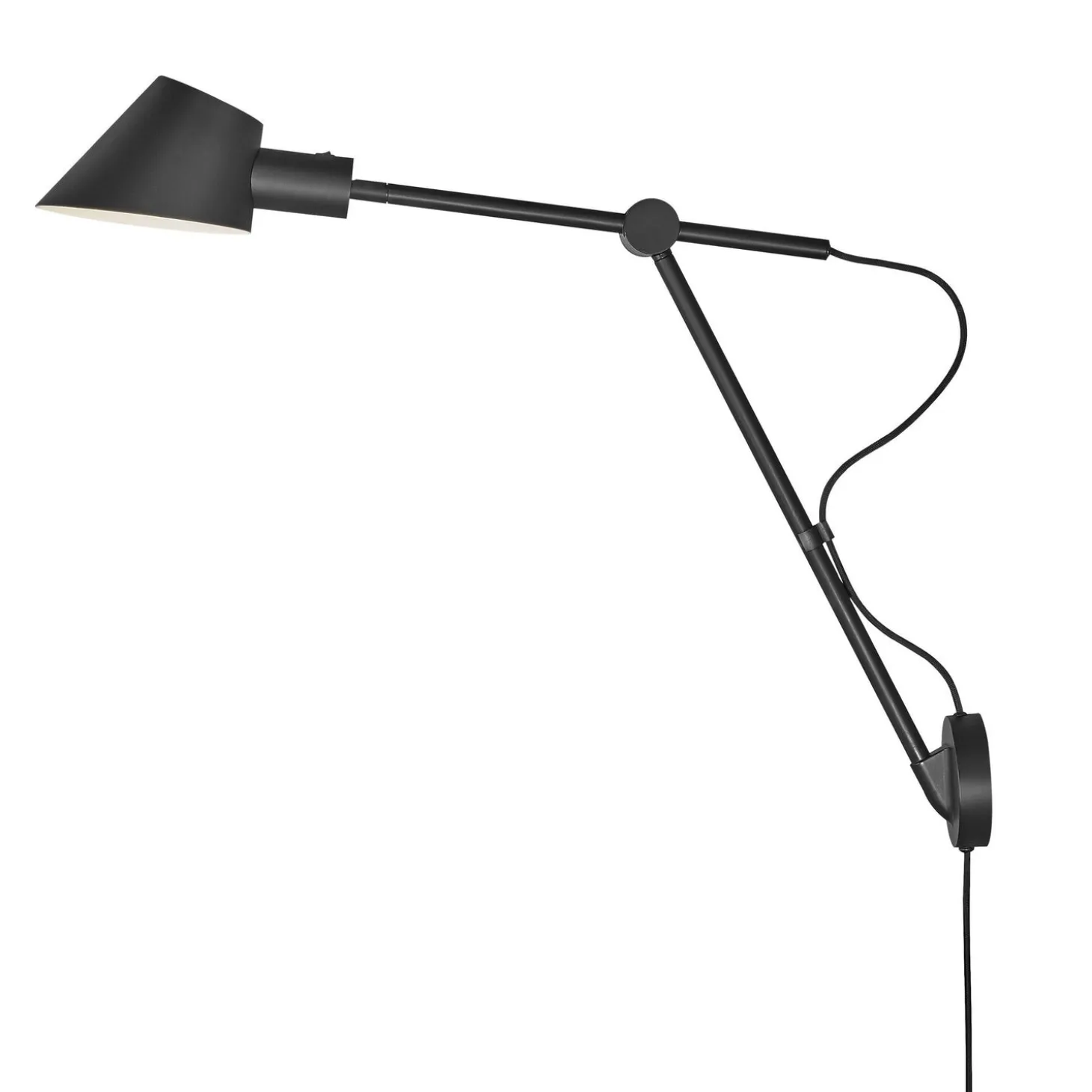 Stay Svart Vägglampa