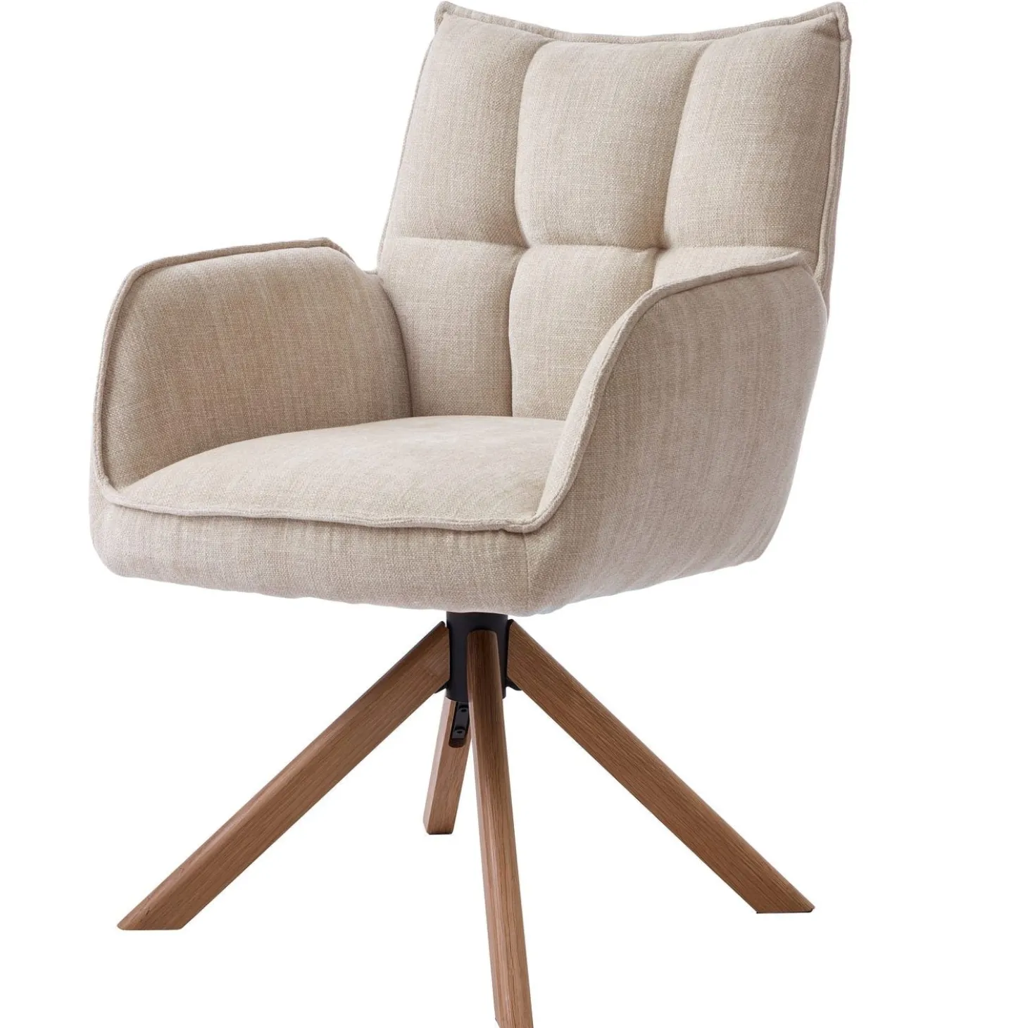 Strada Stol Beige, Massiv ek