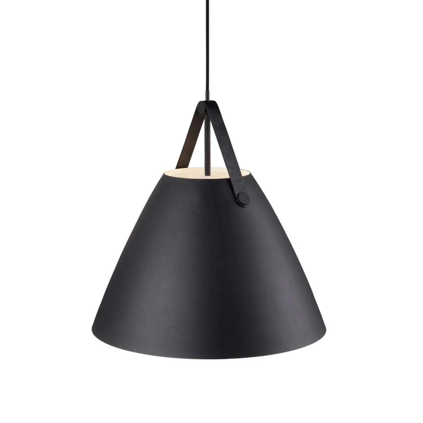 Strap 48 cm Svart Taklampa