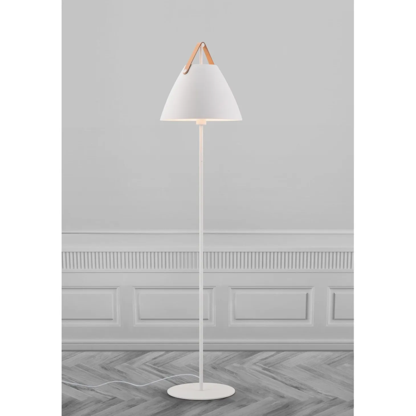 Strap Golvlampa Vit