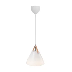 Strap Taklampa 27 cm, Opal vit