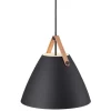 Strap Taklampa 36 cm, Svart