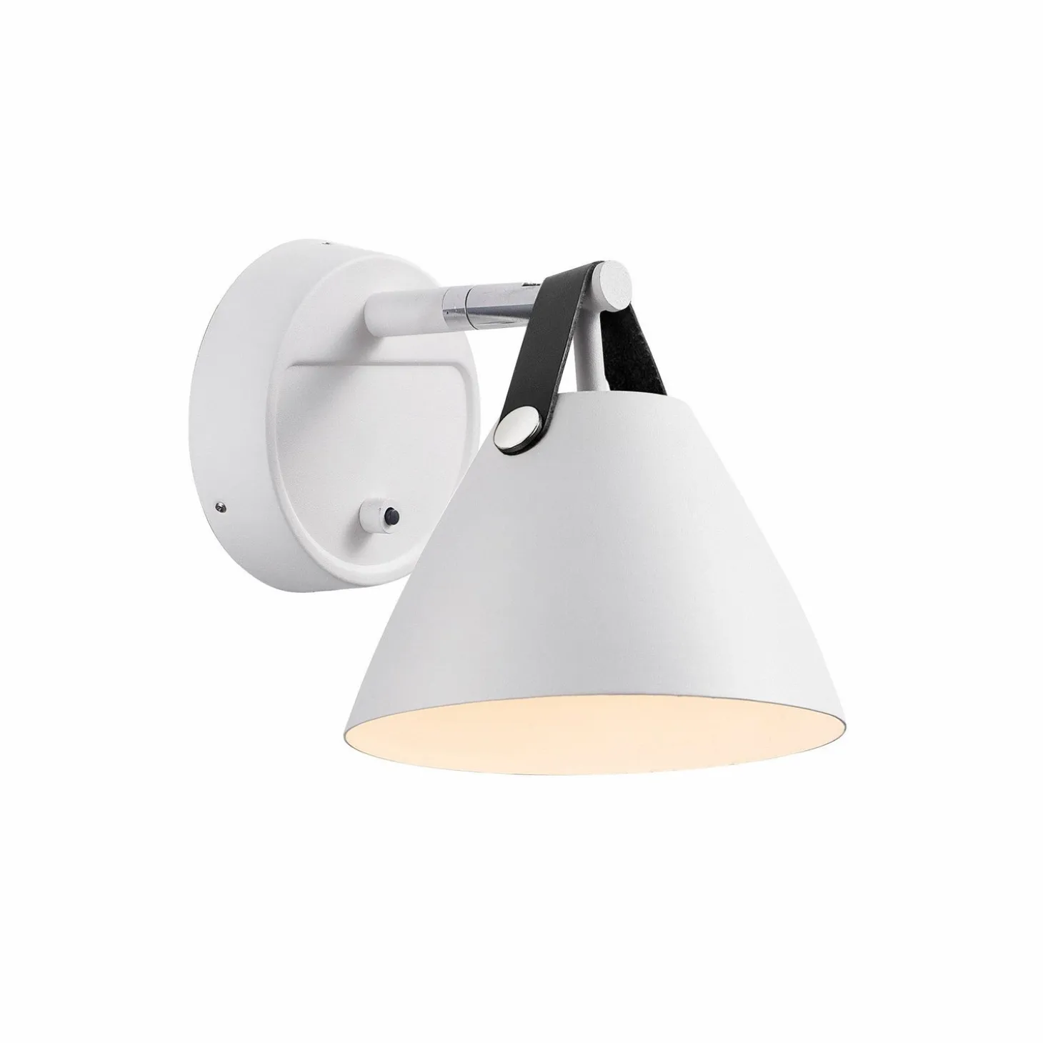 Strap Vägglampa Vit