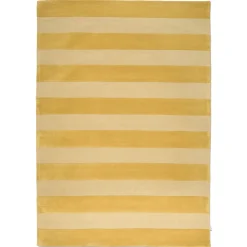 Stripe Boucle Matta Gul