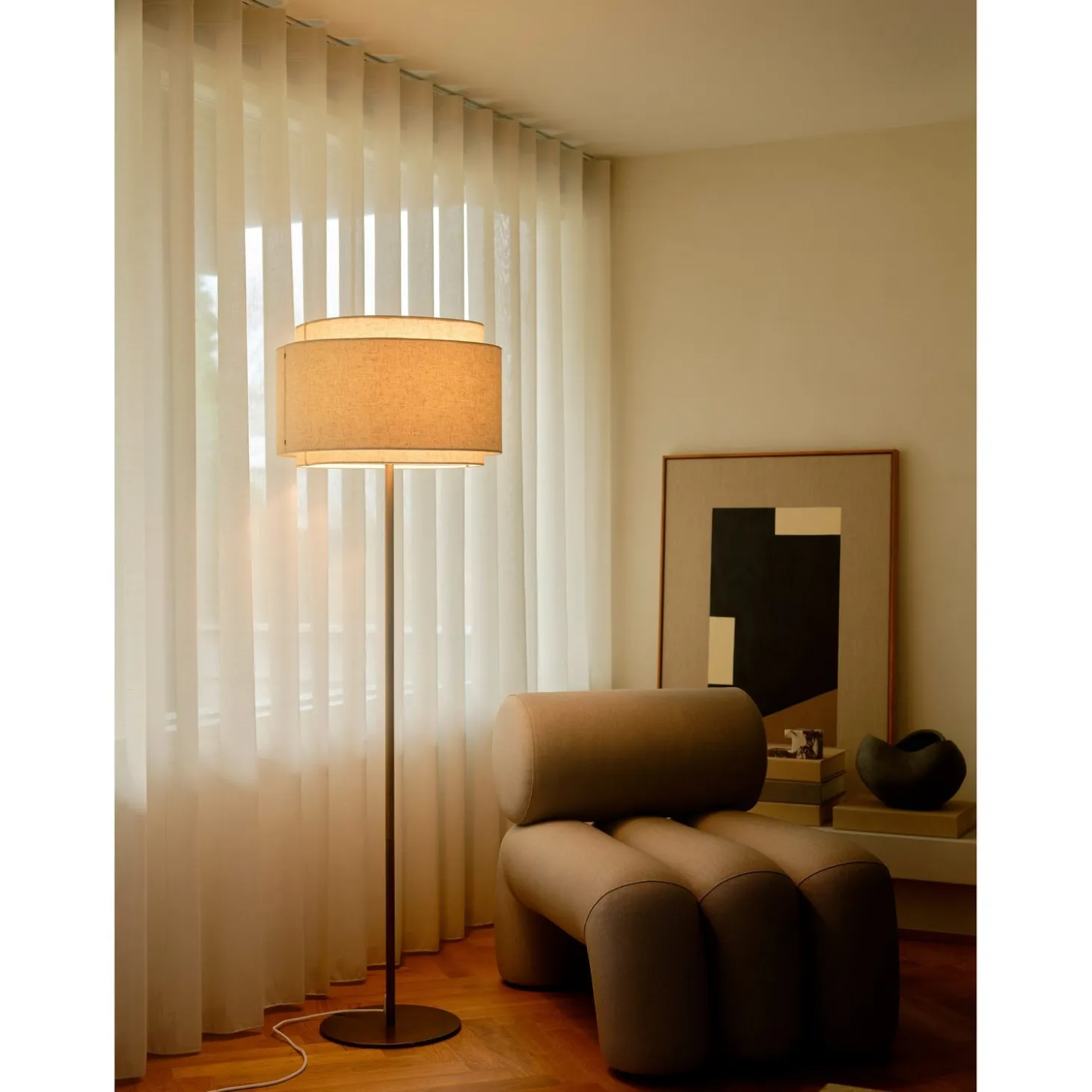 Takai Beige Golvlampa