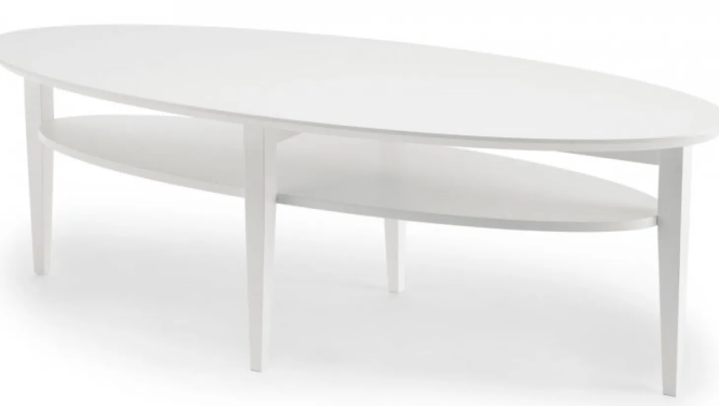 Tango Soffbord Ellips 160cm Vitbets