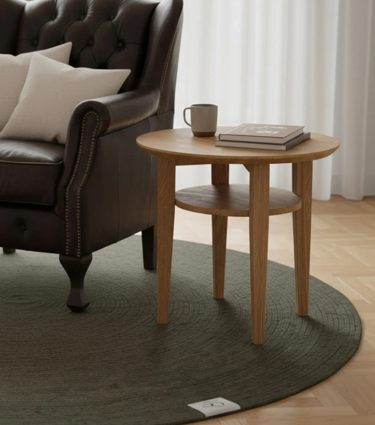 Tango Soffbord Runt 60cm Ek