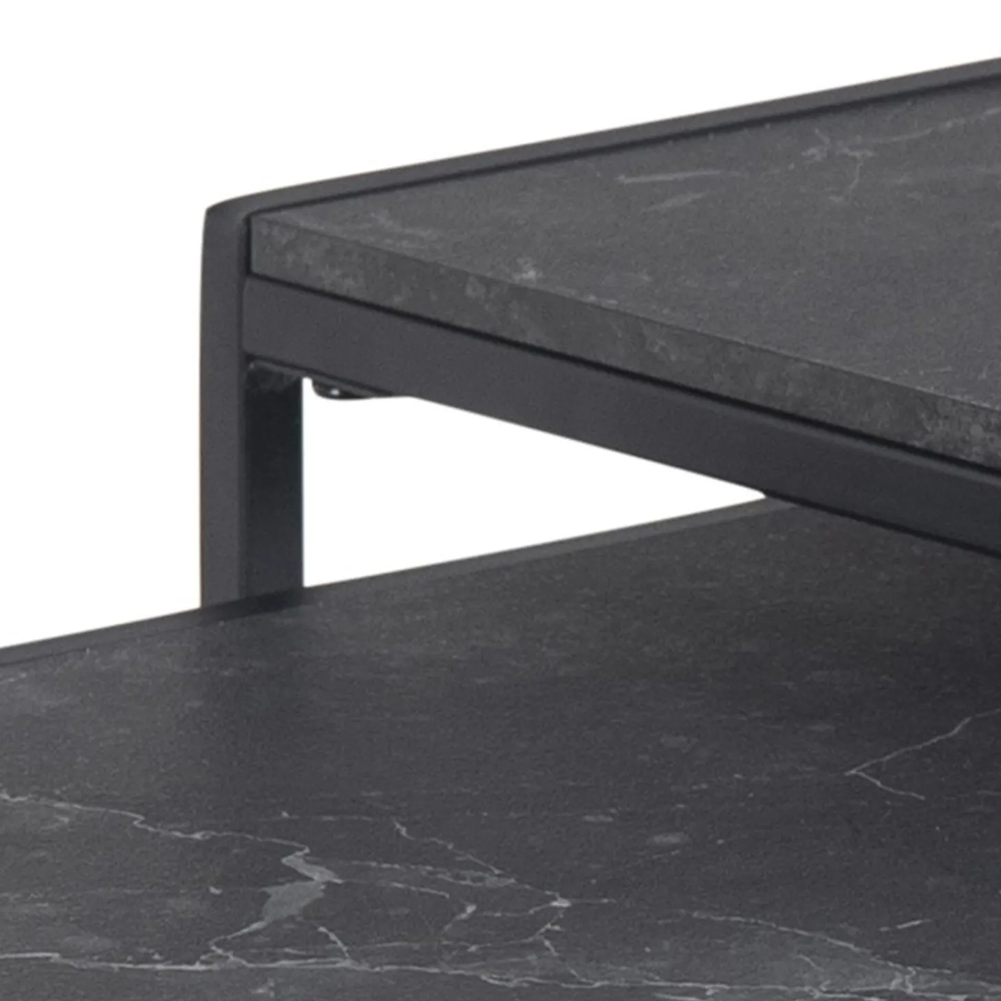 Tarbes Satsbord 45x50x50 cm Svart
