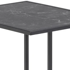 Tarbes Sidobord 63x43x35 cm Svart
